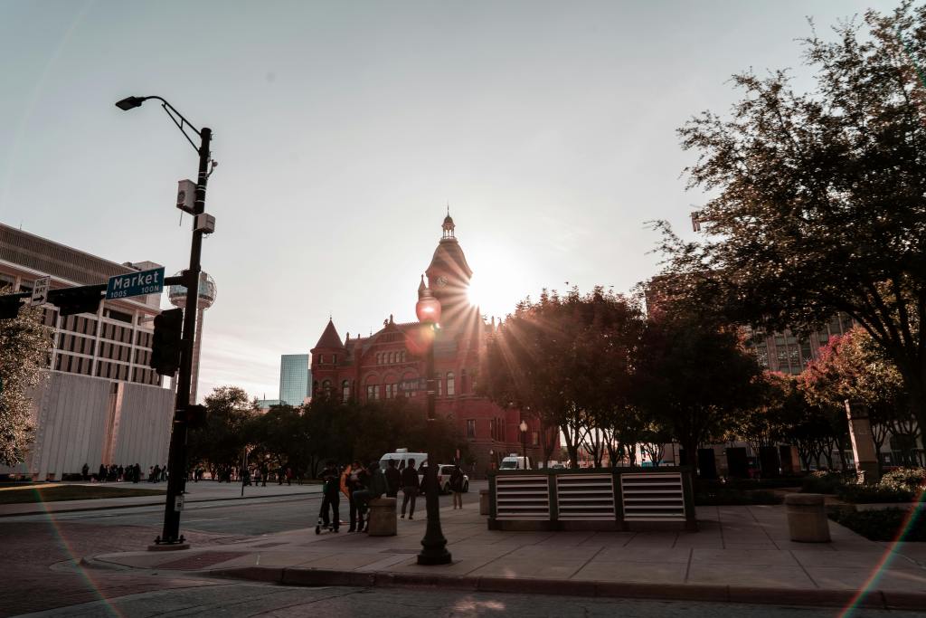 Stroller walk with mom friends in Dallas