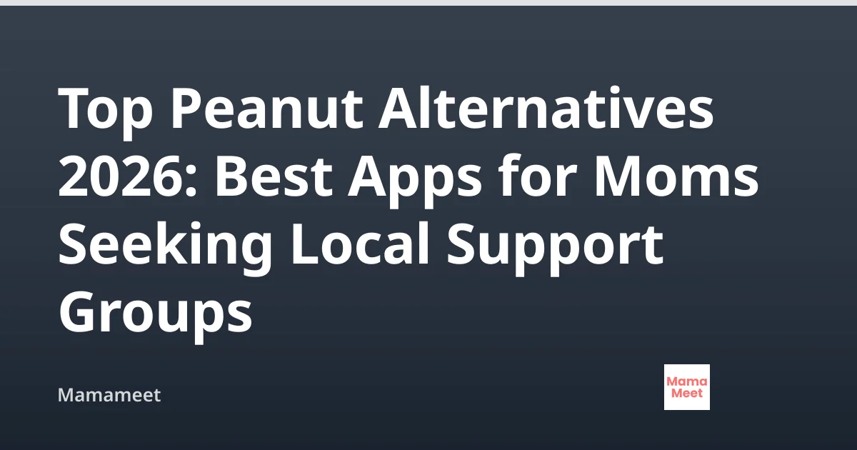 Top Peanut Alternatives 2026 for Local Mom Support